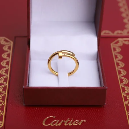خاتم كارتير مسمار ذهبي - Cartier Ring Size: 7