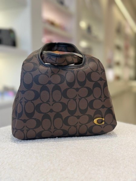 شنطة coach لون بني
